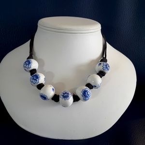 Ceramic Beaded 16" Necklace